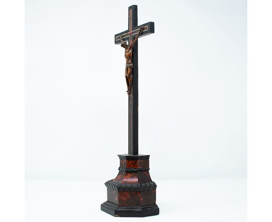 17th century boxwood crucifix     