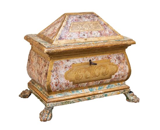 Venetian casket from the 17th century     
