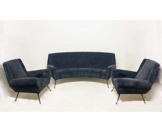 Set divano e poltrone Gigi Radice - Vintage 