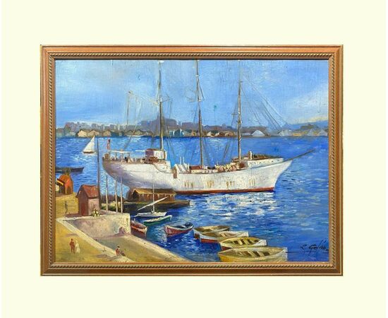 Scuola spagnola (anni '60) - Lo yacht