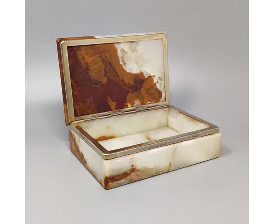 1960s Astonishing Vintage Alabaster Box Made in Italy