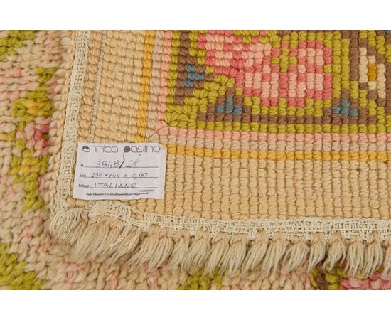 Italian 50s handmade rug     