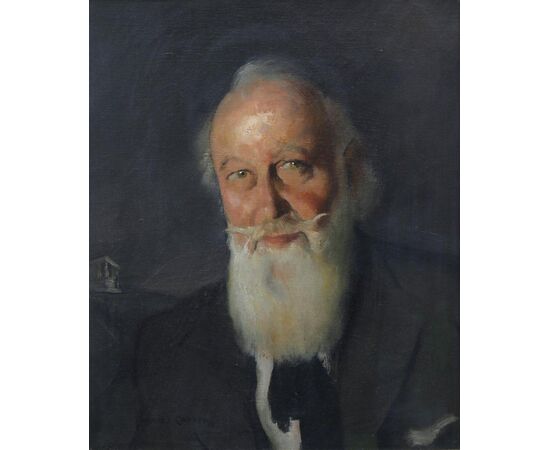 Guido Caprotti (1887-1966) - Autoritratto di vecchiaia