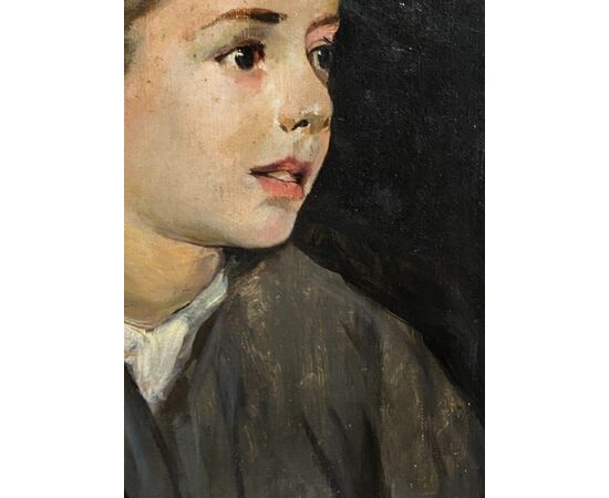 Scuola impressionista (1900) - Ritratto di fanciullo