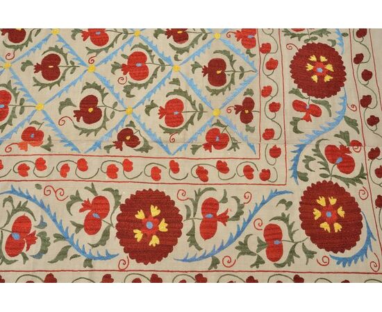 Turkomanno fabric embroidered SUSANI     
