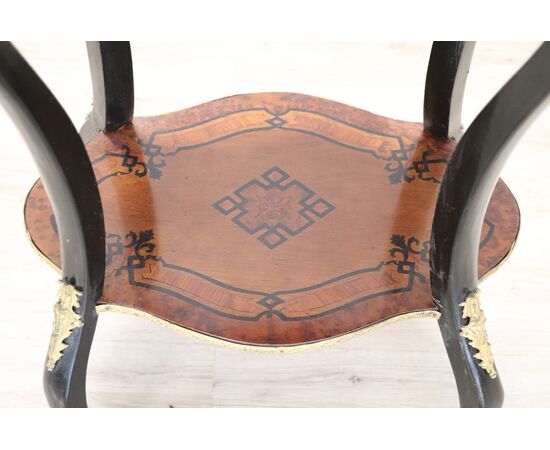 Tavolino antico con fioriera intarsiato epoca Napoleone III seconda metà sec XIX PREZZO TRATTABILE