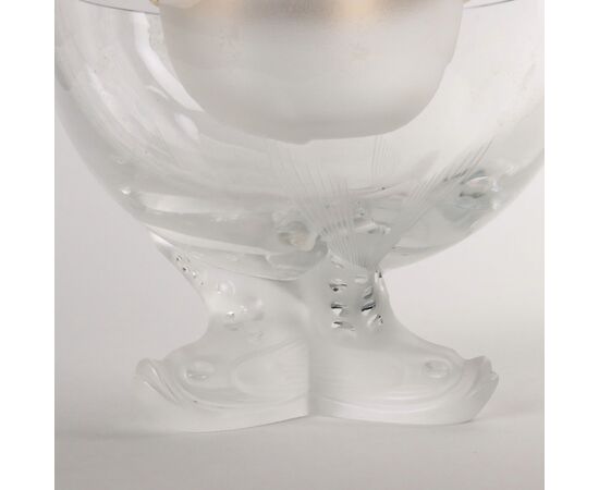 Coppa Portacaviale in Cristallo di Lalique