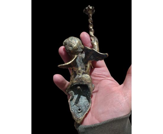 4 Putti in bronzo seconda metà del XVII secolo 