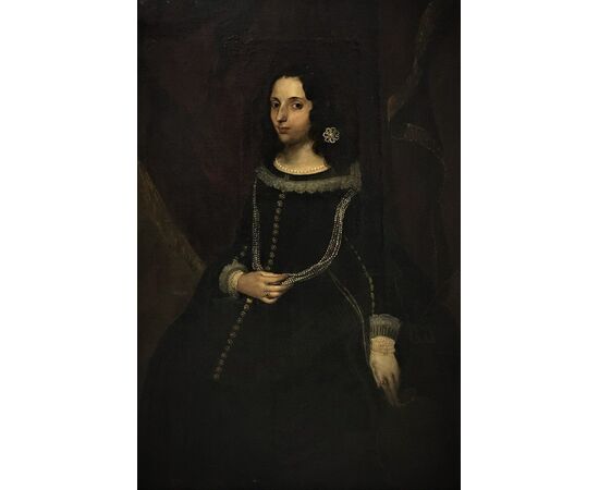 Scuola spagnola (1660) - Marianne De Sandoval, terza duchessa di Lerma