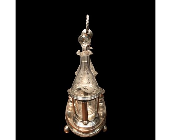 Oliera in argento.Punzone  vieillard ,Francia,periodo Impero.