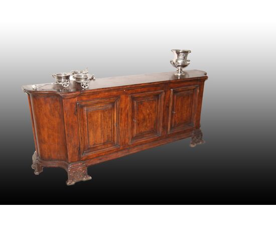 Credenza italiana di metà 1900 stile Luigi XIV