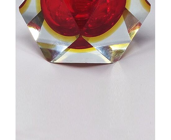 1960s Stunning Table Lighter in Murano Sommerso Glass By Flavio Poli for Seguso