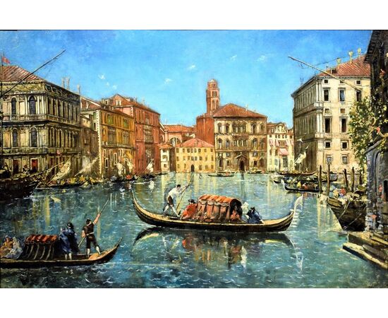 Venezia, riflessi sul Canal Grande  110 x 75