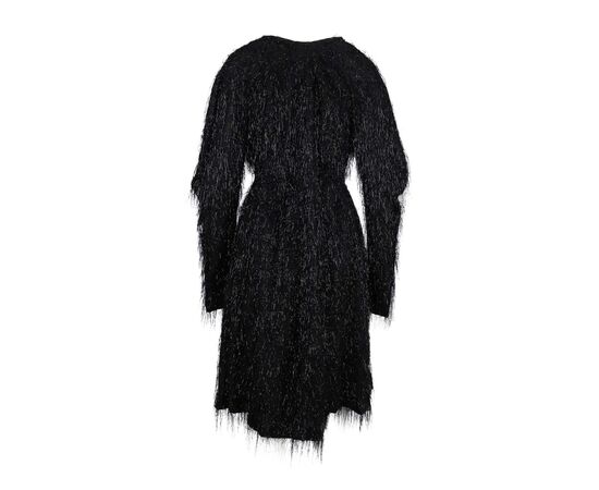 Vivienne Westwood Black Dress with Glitter Fringes- '10s