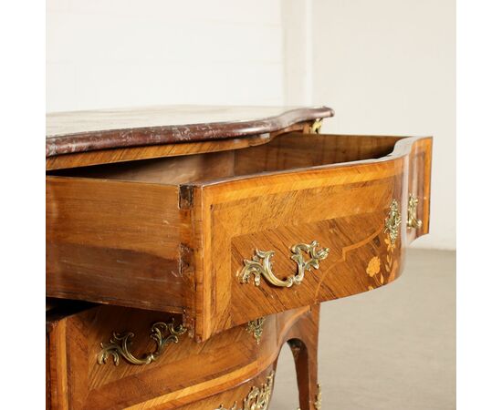 Rococo Neapolitan chest of drawers     