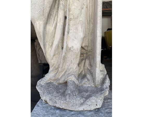 Ancient outdoor stone sculpture from Veneto     