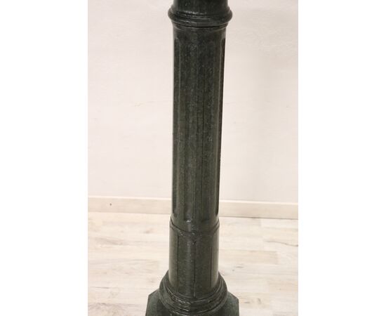 Antica colonna in marmo verde delle Alpi sec XIX PREZZO TRATTABILE