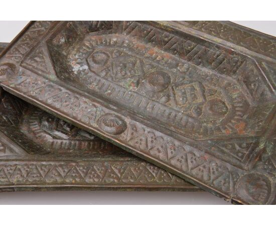 Coppia di antichi elemosinieri da Samarkanda - O/1655