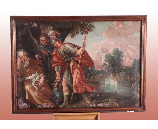 Grande quadro del 1600 Italiano "L'ebrezza di Noè" 