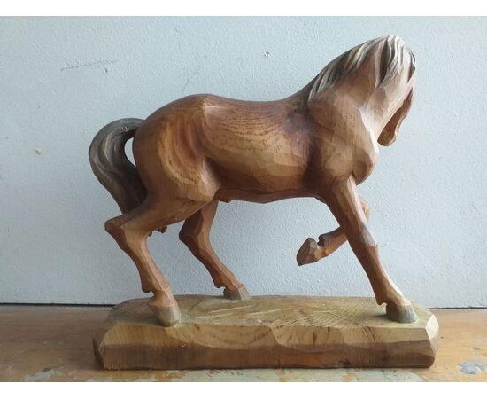 Val Gardena wooden horse     