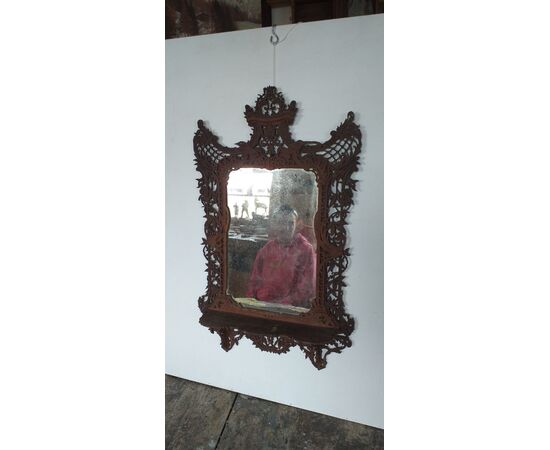 Fine fretwork mirror     