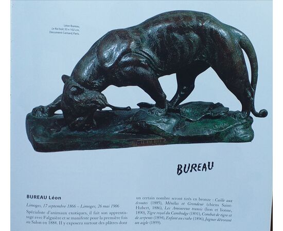 Panther in bronze     