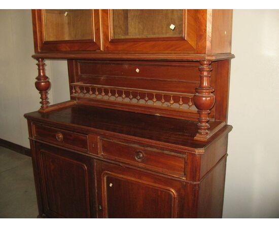Two body antique sideboard from the early 1900s     