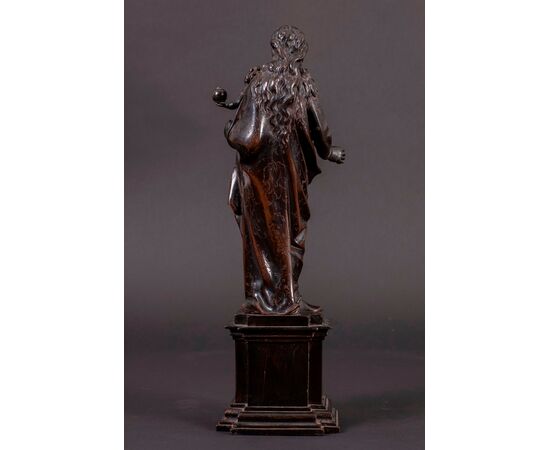 German sculptor, Madonna with Child, bronze     