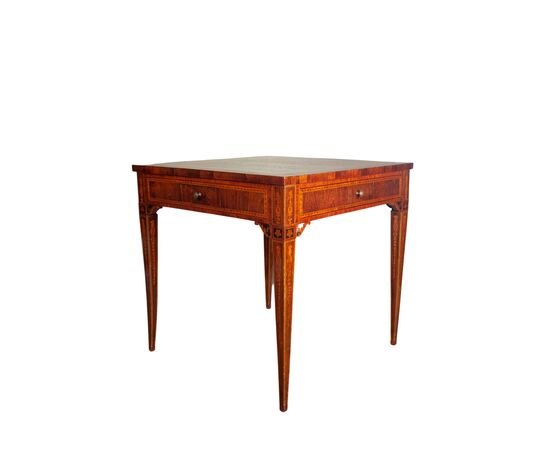 Giuseppe Maggiolini, Square and inlaid table     