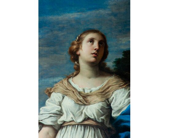 Lorenzo Greuter, Sant&#39;Agnese, oil on canvas, 156 x 120 cm     