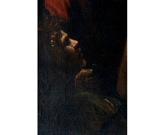 Giuseppe Vermiglio (Alessandria, 1585 - 1635), Capture of Christ, oil on canvas     