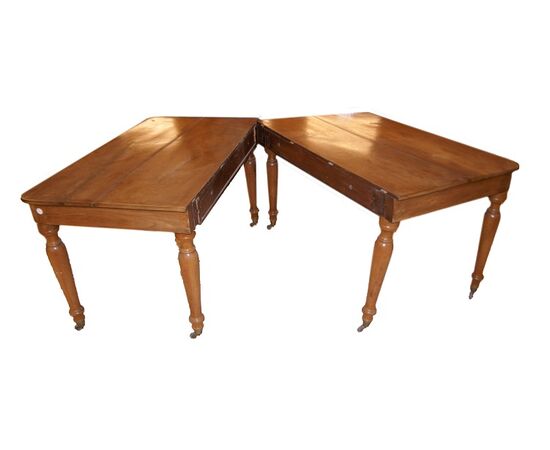 Grande tavolo consolle allungabile italiano del 1800