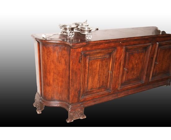 Credenza italiana di metà 1900 stile Luigi XIV