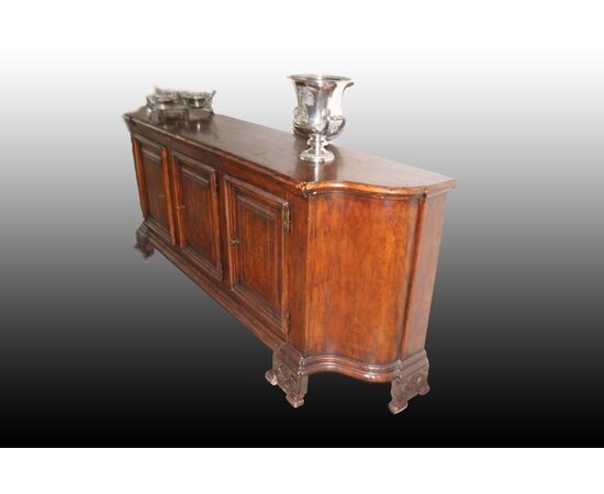 Credenza italiana di metà 1900 stile Luigi XIV