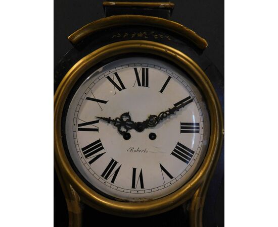 dars531 - N. 3 orologi in legno ebanizzato, XIX secolo  
