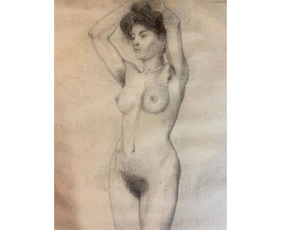 Ferdinand Durozé (1876-1961) - Studio di nudo