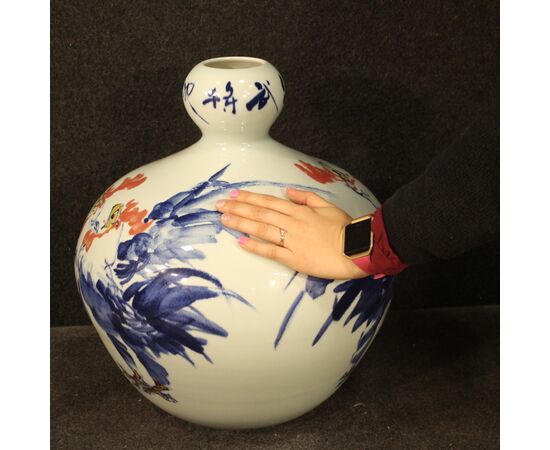 Vaso cinese in ceramica dipinta