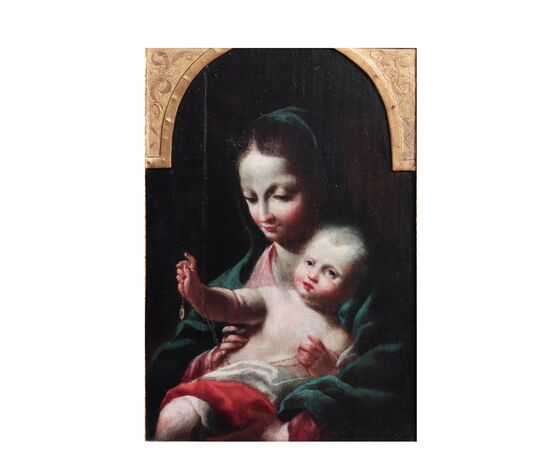 Pittore Veneto del '600 - Madonna con Bambino