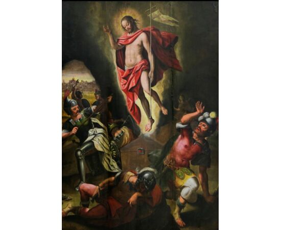 FLEMISH SCHOOL, 16TH CENTURY: THE RESURRECTION OF CHRIST