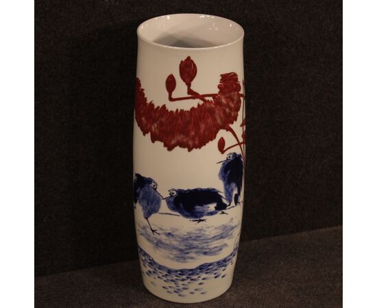 Chinese ceramic vase with landscape