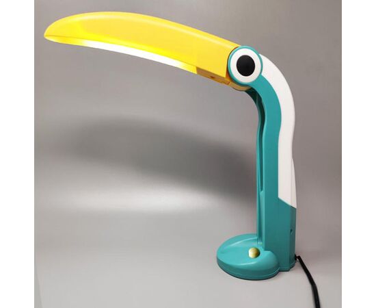 1980s Stunning Toucan Table Lamp by H.T. Huang for Lenoir