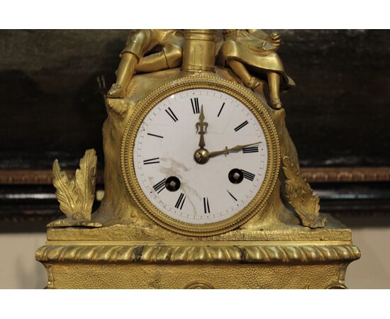 Antique Carlo X table clock     