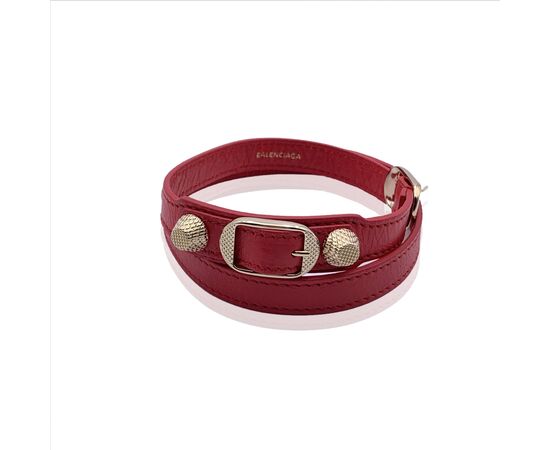 Balenciaga Bracciale in Pelle Col. Arena