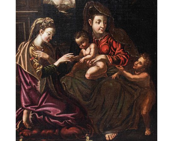 17th century, mystical marriage of Saint Catherine     