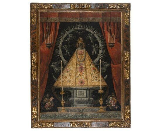 Scuola coloniale. XVII secolo - Vergine di Atocha