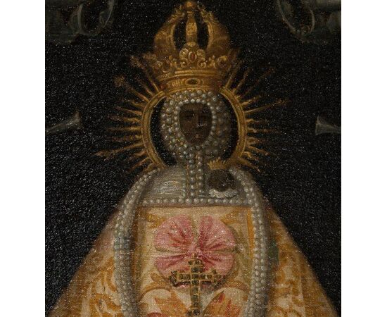 Scuola coloniale. XVII secolo - Vergine di Atocha