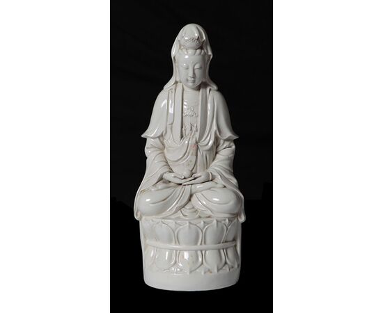Statua in porcellana cinese del 1800