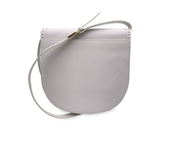 YVES SAINT LAURENT Borsa a Tracolla Vintage in Pelle Col. Bianco M