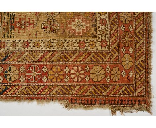 Fragment of an ancient Caucasian carpet SHIRVAN     