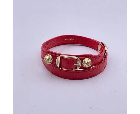 Balenciaga Bracciale in Pelle Col. Arena